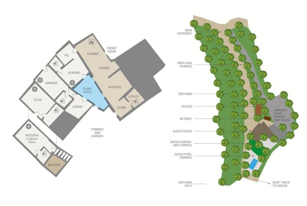 オルヒバ Almond Hill Houseヴィラ エクステリア 写真